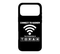 Connect To Hashem The Password Is Torah And Mitzvot Jewish Case for iPhone 17 Pro Max