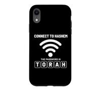 Connect To Hashem The Password Is Torah And Mitzvot Jewish Case for iPhone XR