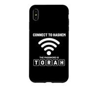 Connect To Hashem The Password Is Torah And Mitzvot Jewish Case for iPhone XS Max