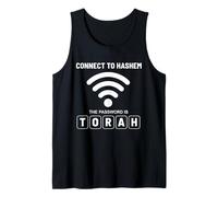 Connect to Hashem The Password is Torah and Mitzvot Jewish Tank Top