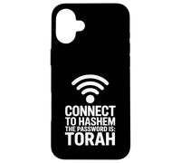 Connect To Hashem The Password Is Torah Case for iPhone 16 Plus