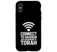 Connect To Hashem The Password Is Torah Case for iPhone X/XS