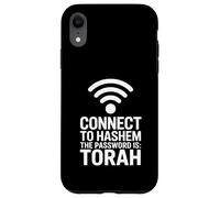 Connect To Hashem The Password Is Torah Case for iPhone XR