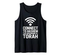 Connect To Hashem The Password Is Torah Tank Top