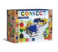 Connect Trefl 3-in-1 Brick Set, Emergency Vehicles - 161 Pieces: 156 Bricks + Character 5 Bricks, Creative Game for Adults and Children from 5 Years