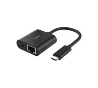 Connect USB C to Ethernet Charge Adapter 100W w/Gigabit Ethernet Port and USB C