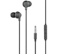 Connected 3.5mm Jack Button Earphones with Remote Control and Microphone