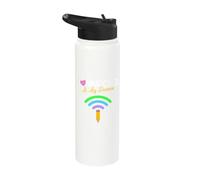 Connected At Any Distance Back to School Stainless Steel Insulated Water Bottle