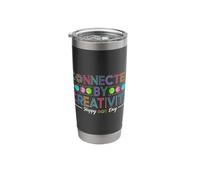 Connected by Creativity Happy Dot Day Stainless Steel Insulated Tumbler