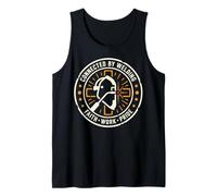 Connected by Welding Welder Emblem Faith Work Pride Tank Top