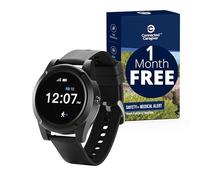 Connected Caregiver Safety+ 4G Medical Alert System for Seniors - Smart Watch, Fall Detection, 24/7 Monitor, WiFi Location, SOS Button, Small, Lightweight, Call to Activate