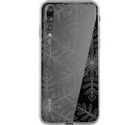 Connected Case for Huawei P20 Pro Hard Snowflakes, Transparent