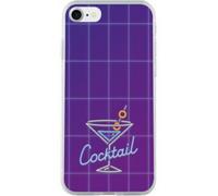 Connected Case for iPhone SE 2020/8/7/6S/6 Hard Holographic Cocktail
