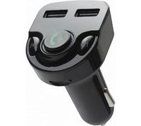 Connected Dual 2.4A car power supply with FM transmitter