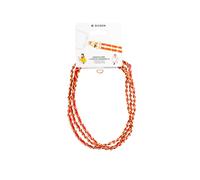 Connected Gold Chain Universal Smartphone Shoulder Strap, Red