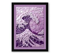 Connected Motion Modern Framed Wall Art Print A3 (42×29.7cm) Black, Wall Decor for Living Room, Bedroom, Office & Home, Ready to Hang, Art Gift