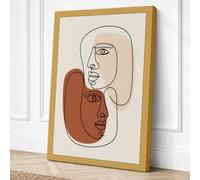 Connected Souls Canvas Wall Art Print 36x24 Inch