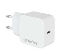 Connected USB-C 45W Power Delivery GaN Ultra Fast power supply, White
