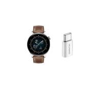 Connected watch with 5v2a type c adapter Huawei Watch 3 Classic Marron TU