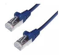 ConnectGear 10m RJ45 CAT6a SSTP Stranded Flush Moulded LS0H Network Cable - 26AWG - Blue