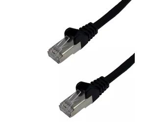 ConnectGear 3m RJ45 CAT6a SSTP Stranded Flush Moulded LS0H Network Cable - 26AWG - Black