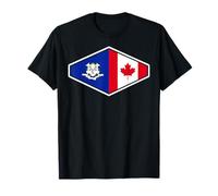Connecticut and Canada United in Roots T-Shirt
