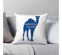 Connecticut College Mascot Camels Square Pillowcase Polyester Linen Velvet Pattern Zip Decorative Pillow Case Sofa Cushion