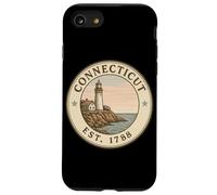 Connecticut Pride Vintage Lighthouse Nautical Design Case for iPhone SE (2020) / 7/8