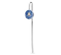 Connecticut State Flag Funny Metal Bookmark for Women Men 1"