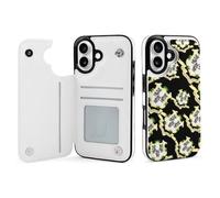 Connecticut State Flag Phone Case Compatible with iPhone 16/16 Plus/16 Pro/16 Pro Max/ 16 E/16 SE4 Flip Protective Cover with Card Holder