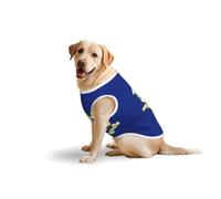 Connecticut State Flagprint Large Pets Vest Travel Breathable Soft Sleeveless Tank Top Lightweight T-Shirt