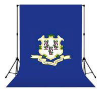 Connecticut State Flagprint Photography Backdrop Photo Cloth For Outdoor Event Studio Wedding Party Photoshoots