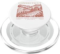 Connecticut Turning Leaves Steady Roots PopSockets PopGrip for MagSafe