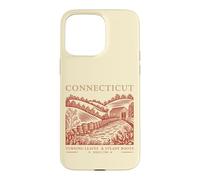 Connecticut Turning Leaves & Steady Roots State Pride Case for iPhone 15 Pro Max