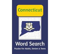 Connecticut Word Search Puzzle Book: Word Searches with easy-to-read print about Connecticut, Bridgeprt, New Haven, and more | 6x9 inches, 110 pages | ... Learning, Vacation, Holidays, and Free Times.