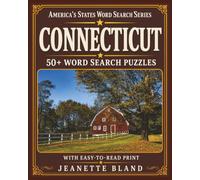 Connecticut Word Search Puzzles: 50+ Word Search Puzzles with Easy-to-Read Print | 8 x 10 Inches, 110 pages | Great for Gifts, Vacations, Classrooms, and Free Time