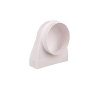 Connecting knee 90pcs 60x204mm fi 150mm white KP204-23/150