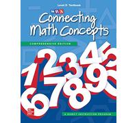 Connecting Math Concepts Level D, Textbook