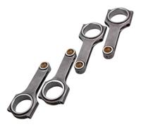 Connecting Rod 4340 Forged Steel 128mm Compatible With R5 GT 11 Turbo | Fits R5 GT 11 Turbo; 800HP Rating; EN24 Material; Floating Design; Bielle Pleuel