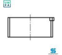 KOLBENSCHMIDT 77088608 Conrod Bearing Set