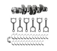 Connecting Rod Bearings Kit For X1 X3 135I 335I 3.0L N55 Engine Crankshaft And 6X Connecting Rods And Bearing Kit Pistons Main Rod Bearings Kit
