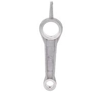 Connecting Rod Crankshaft Cast Aluminum Double Hole Air Compressor Piston Accessories 12x23x85mm High Strength Resistant for Air Pump Replacement Parts