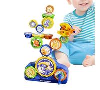 Connecting Sprocket Toys for Construction and Deployment,Educational Building Blocks Game | Building Sets With Gears,For Kids, Girls, Family, Friends, Students, Home, Indoor, Study and School