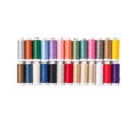 Connecting Threads 100% Cotton Essential Thread Set - 26 Spools 220 Yards Each with Carrier