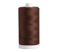 Connecting Threads Brown 100% Cotton Thread for Sewing, Quilting, and Crafting - 50-Weight - 1200 Yard Large Spool (Pioneer)