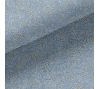 Connecting Threads Light Blue Metallic 100% Cotton Fabric by The Yard, American-Grown Cotton, 3 Yards Precut Fabric for Quilting, Sewing, and Crafts (Quartz Metallic, Blue Jeans)