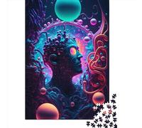 Connecting to The Universe Jigsaw Puzzles Game Adult 1000 Piece Jigsaw Wooden Creative Jigsaw Puzzle Decompressing Game 1000pcs (75x50cm)