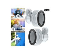 Connection Adapters - INTEX - Type B - Pack of 2 - Connection 32 and 38 mm - Plastic