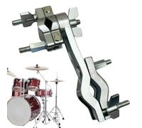 Connection Bracket - Cymal Boom Arm Drum Set Mounting Clamp | Metal Percussion Drum Connecting Bracket Tom Clip Extension Rotary Clamp Rod Holder Kit Hardware
