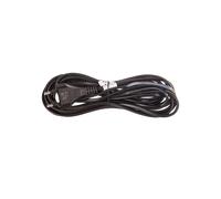 Connection cable H03VVH2-F 2x0.75 5m black S19275
